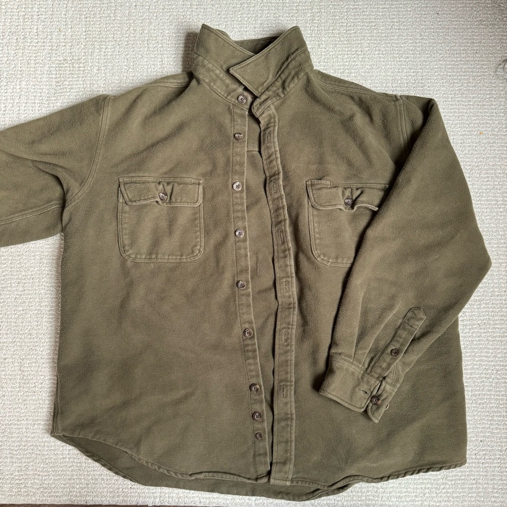 Marino Bay green button up